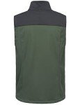Men's Lightweight Fleece Lined Windproof Vest – Green