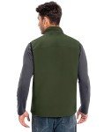 Men's Lightweight Windproof Softshell Golf Vest - Military Green