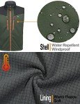 Men's Lightweight Fleece Lined Windproof Vest – Green