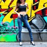 Gothic Python Print Women’s Statement Belt