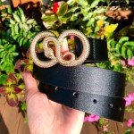 Gothic Python Print Women’s Statement Belt