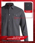 Men's Tech Performance Long Sleeve Button Down Shirt