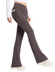 BALEAF Women's High Waist Flare Yoga Leggings