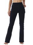 Women's Bootleg Yoga Pants with Hidden Pockets