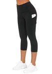 High Waist Yoga Capris with Pockets for Women