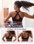 Women's Criss-Cross Back Padded Sports Bra
