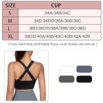Cross Back Padded Sports Bra Pack for Women