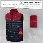 Men's Packable Insulated Puffer Vest for Activewear