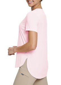 BALEAF Women's UV Protection Short Sleeve Workout Top