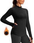 Women's Thermal Mock Neck Long Sleeve Shirt