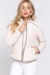 Women’s Lightweight Quilted Jacket with Pockets