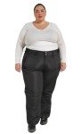 Women’s Plus Size Black Skiing Pants - 2X Short