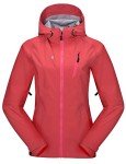 Women's Lightweight Waterproof Rain Jacket - Watermelon Red