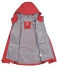 Women's Lightweight Waterproof Rain Jacket - Watermelon Red