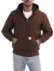 Men's Waterproof Flannel Lined Active Jacket, Brown