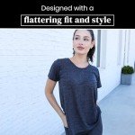 5-Pack Women’s Dry-Fit Crewneck Active T-Shirts