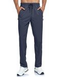 Men's Quick-Dry Athletic Travel Pants with Pockets