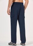 Men's Quick-Dry Hiking Cargo Pants - Navy Blue