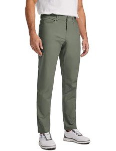 Men's Quick-Dry Lightweight Golf Pants - Light Army Green