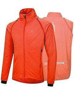 Men's Waterproof Cycling Jacket - Long Sleeve & Reflective