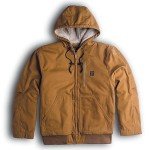 Men's Super Duck Hooded Bomber Jacket - Pecan
