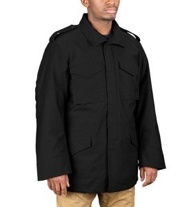 Men's M65 Field Coat - Black, 4X-Large