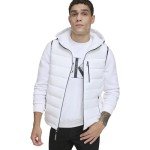Calvin Klein Men's White Activewear Vest, Large