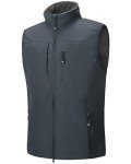 Men's Lightweight Windproof Softshell Vest for Activewear