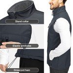 Men's Lightweight Windproof Softshell Vest for Activewear