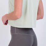 5-Pack Women's High Waist Crop Tops – Quick Dry