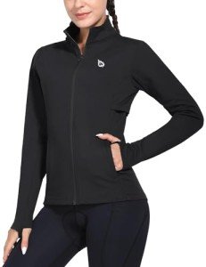 BALEAF Women's Water-Resistant Fleece Running Jacket