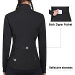 BALEAF Women's Water-Resistant Fleece Running Jacket