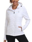 Women's Lightweight Insulated Running Jacket - White XL