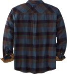 Men's Flannel Shirt in Active Cobalt Plaid