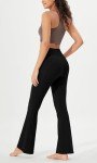 Women’s High Waist Flared Yoga Pants with Pocket