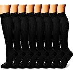 Compression Socks for Men and Women (8 Pairs)