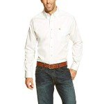 Men's Long Sleeve Solid Button-Down Shirt