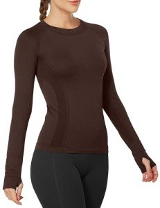 Long Sleeve Quick-Dry Yoga Workout Shirt for Women