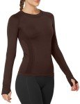 Long Sleeve Quick-Dry Yoga Workout Shirt for Women