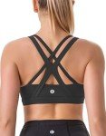 All In Motion Criss-Cross Back Sports Bra - Black
