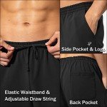 Pudolla Men's Black Cotton Yoga Lounge Pants