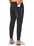 Men's Tapered Joggers with Zipper Pockets