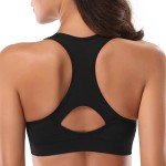 MIRITY Women's High Impact Racerback Sports Bras - 3 Pack
