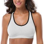 MIRITY Women's High Impact Racerback Sports Bras - 3 Pack