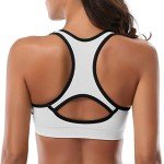 MIRITY Women's High Impact Racerback Sports Bras - 3 Pack