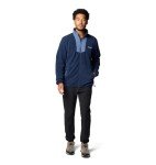 Men's Columbia Full Zip Fleece Jacket - Collegiate Navy