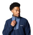 Men's Columbia Full Zip Fleece Jacket - Collegiate Navy