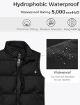 Wantdo Women's Black Puffer Vest for Winter