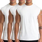 Men's 3-Pack Athletic Sleeveless Gym Tanks