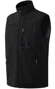 MoFiz Men's Waterproof Fleece Vest for Hiking